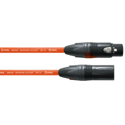 CORDIAL Câble micro XLR 10 m orange