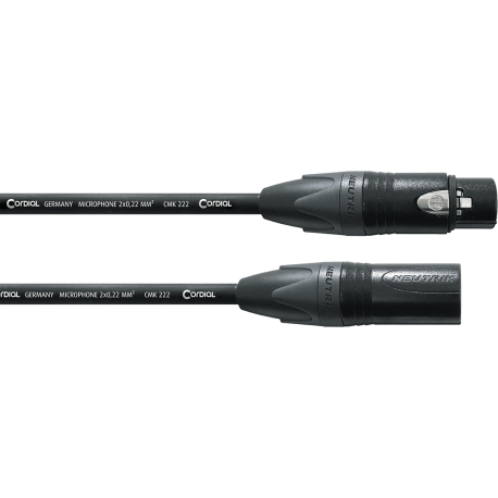 CORDIAL Câble micro XLR 1 m