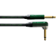 CORDIAL Câble guitare jack droit/coudé 9 m vert