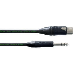CORDIAL Câble audio XLR femelle/jack stéréo 2,5 m