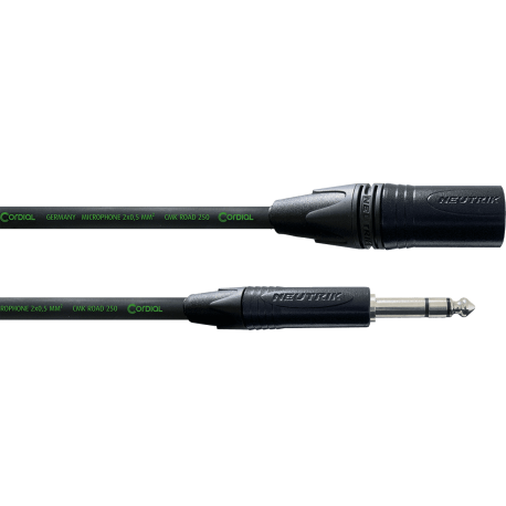 CORDIAL Câble audio XLR mâle/jack stéréo 5 m
