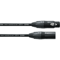 CORDIAL Câble micro XLR 10 m or