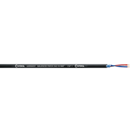 CORDIAL Bobine de câble micro 2 x 0,18 mm² 500m