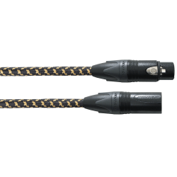 CORDIAL Câble micro XLR tweed 25e anniversaire 10 m