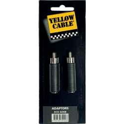YELLOW CABLE Adaptateur rca m/jack fem.em. 6.35 - lot de 2