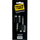 YELLOW CABLE Adaptateur jack 6,35 mm stéréo male 2 rca fem. - lot de 2