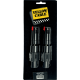 YELLOW CABLE Adaptateur speakon male jack 6,35 mm mono fem.- lot de 2