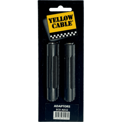 YELLOW CABLE Adaptateur minijack st. fem. minijack st. fem. - lot de 2