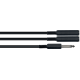 YELLOW CABLE Cordon 2 jack fem. 1 jack