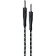 YELLOW CABLE Cordon jack jack gaine tressée gris-noir