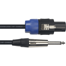 YELLOW CABLE Cordon hp speakon jack mono 9 m
