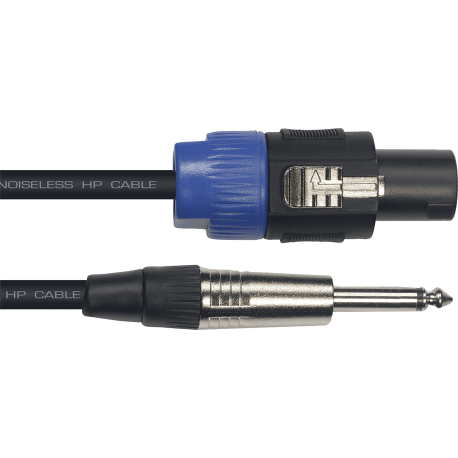 YELLOW CABLE Cordon hp speakon jack mono 9 m