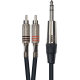 YELLOW CABLE Cordon 2 rca jack stéréo 3 m