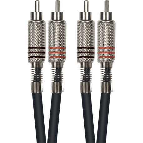 YELLOW CABLE Cordon 2 rca 2 rca 6 m