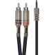 YELLOW CABLE Cordon 1 jack stéréo 3,5 mm 2 rca 3 m