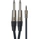 YELLOW CABLE Cordon 1 jack stéréo 3.5 mm 2 jack 3 m