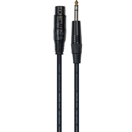 YELLOW CABLE Cordon c.micro jack sym xlr fem. 10 m