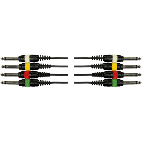 YELLOW CABLE Multipaire 4 jack mono 4 jack mono 3 m