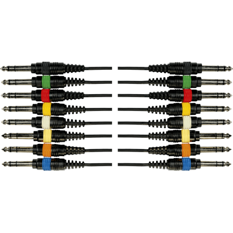 YELLOW CABLE Octopaire 8 jack stéréo 8 jack stéréo 3 m