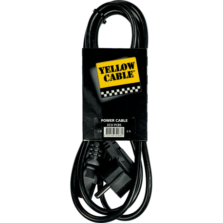 YELLOW CABLE Cordon secteur + terre