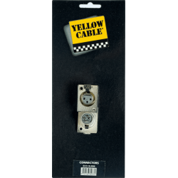 YELLOW CABLE Embase xlr fem. - lot de 2