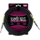 ERNIE BALL Cables instrument classic jack/jack 6m noir