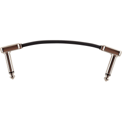 ERNIE BALL Cables instrument patch - coudé fin & plat - 7,5 cm