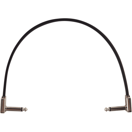 ERNIE BALL Cables instrument patch - coudé fin & plat - 30 cm