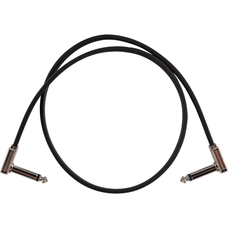 ERNIE BALL Cables instrument patch - coudé fin & plat - 60 cm