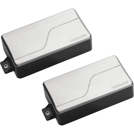 FISHMAN Set micros humbucker 7-cordes Modern aluminium brossé