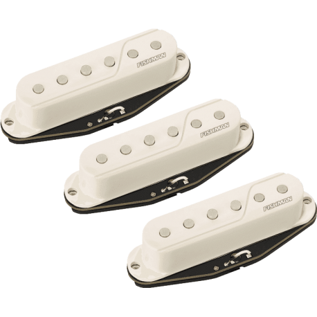 FISHMAN Set 3 micros Fluence simple bobinage blanc