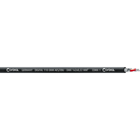 CORDIAL Bobine de câble DMX 100 m