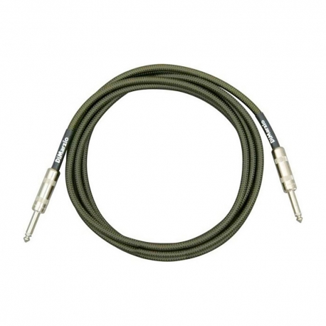 DIMARZIO EP1715SSMG - Câble jack 4,5m - vert militare