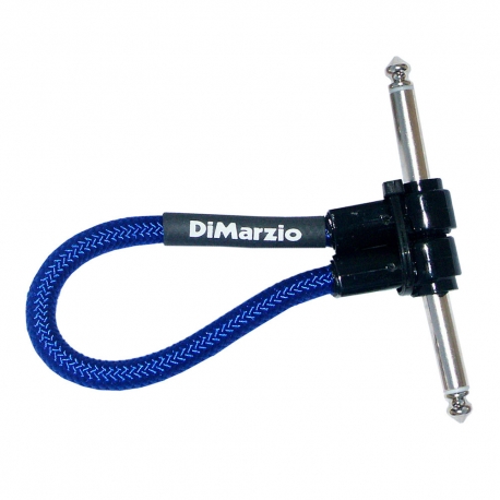DIMARZIO EP17J06RREB Jumper - Câble jack 15cm - bleu