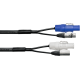 CORDIAL Câble DMX XLR 5 points + PowerCON 5 m