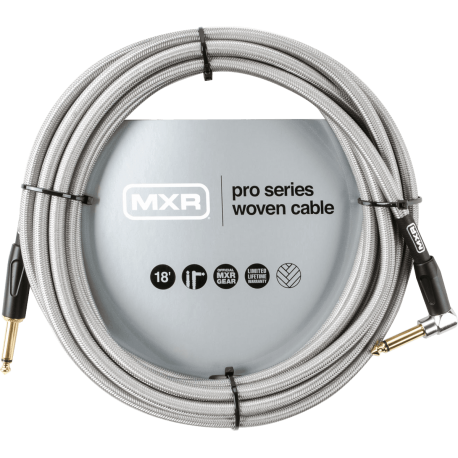 MXR Câble jack tressé angle droit 5,5m