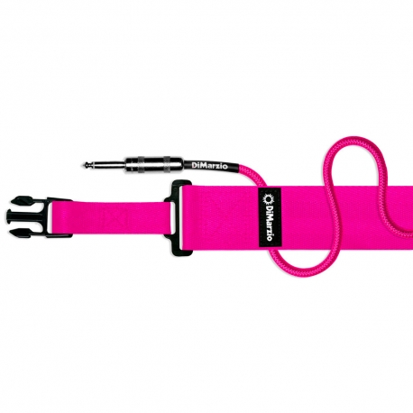 DIMARZIO EP1718SSPK - Câble jack 5,4m - rose neon