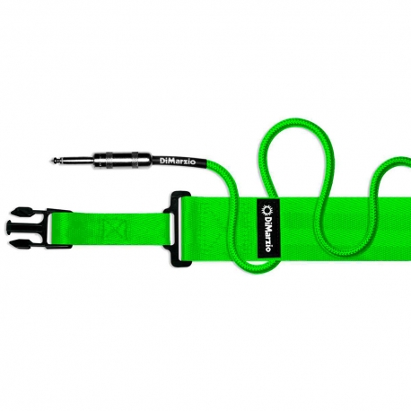 DIMARZIO EP1718SSGN - Câble jack 5,4m - vert néon