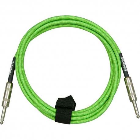 DIMARZIO EP1710SSGN - Câble jack 3m - vert néon