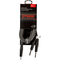 OFFSHORE Mini jack/2 jack 3m