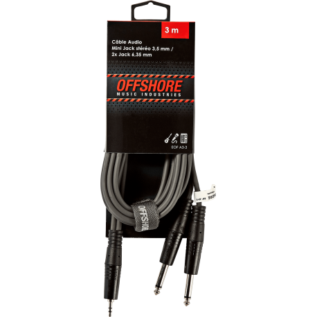 OFFSHORE Mini jack/2 jack 3m