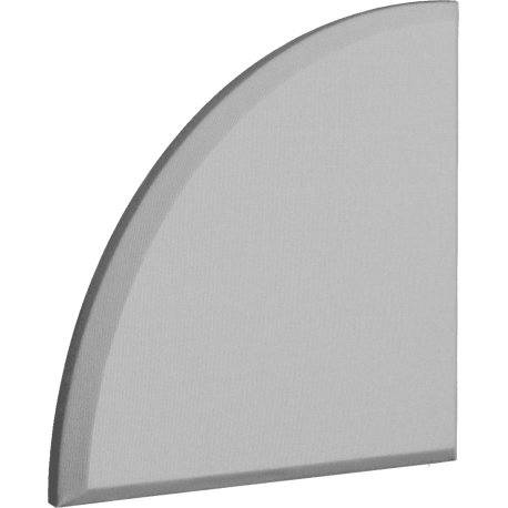 PRIMACOUSTIC 2 panneaux 1/4 cercle 2 pouces gris