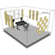 PRIMACOUSTIC Kit de traitement acoustique pour 11 m² beige