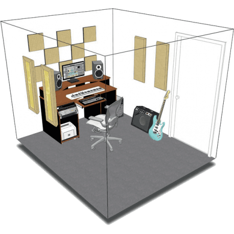 PRIMACOUSTIC Kit de traitement acoustique pour 9 m² beige