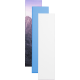 PRIMACOUSTIC Paintables - Panneau de 30 X 122 X 5 cm, surface en latex imprimable biseauté