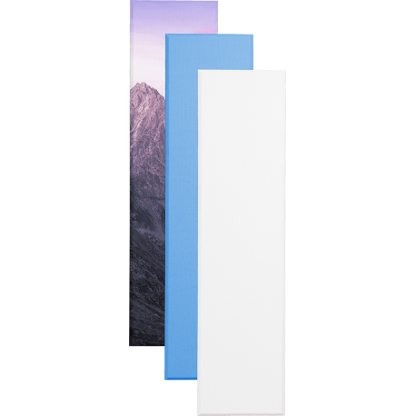 PRIMACOUSTIC Paintables - Panneau de 30 X 122 X 5 cm, surface en latex imprimable biseauté