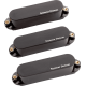SEYMOUR DUNCAN Blackouts, Hot Strat, kit, noir