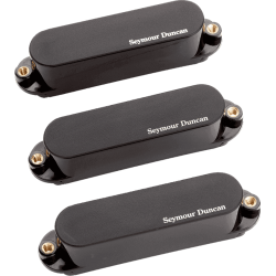 SEYMOUR DUNCAN Blackouts, Hot Strat, kit, noir