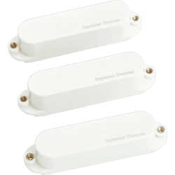 SEYMOUR DUNCAN Blackouts, Hot Strat, kit, blanc