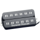 SEYMOUR DUNCAN Parallel Axis Dist, chevalet, noir